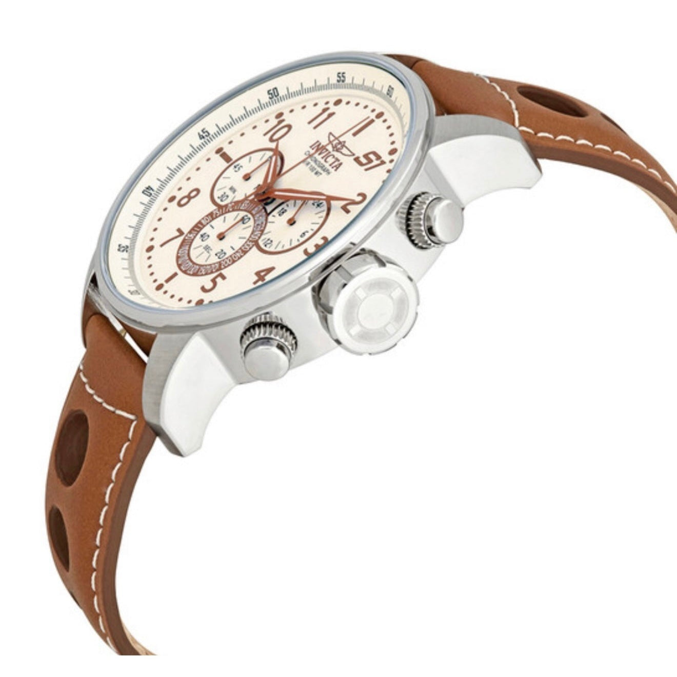 Invicta Men´s S1 Rally Silver Chronograph Sports Watch Quartz