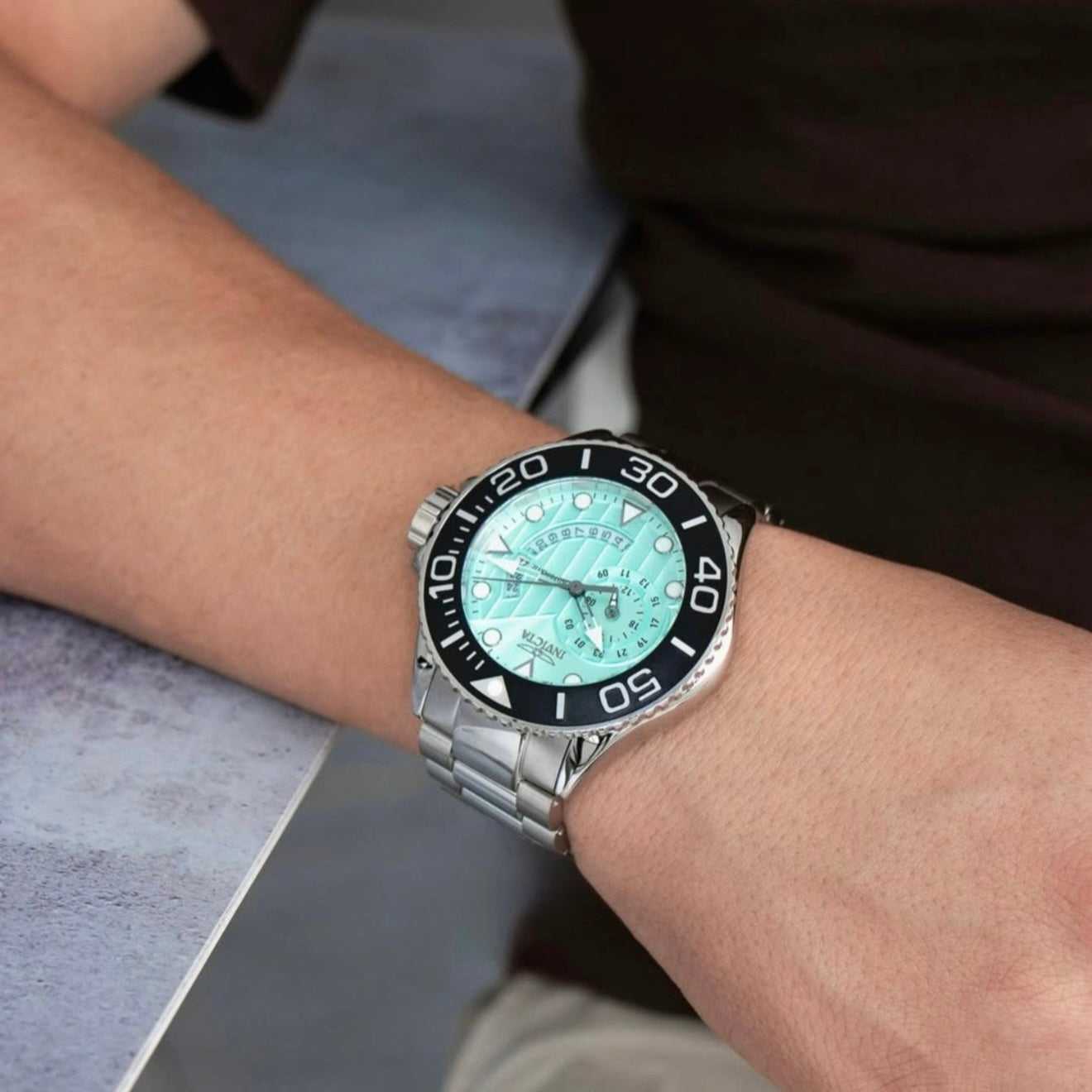 Invicta Men´s 52mm Grand Driver GMT Automatic Turquoise Dial 300m Watch