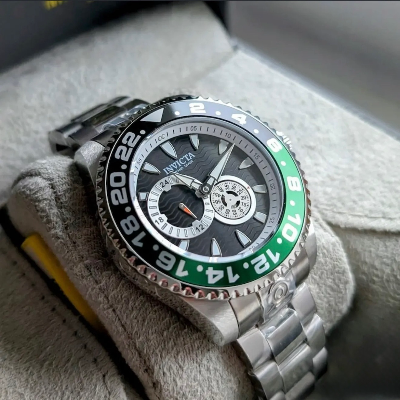 Invicta Grand Driver Mes´s Watch Automatic 47mm Blak Dial 300m