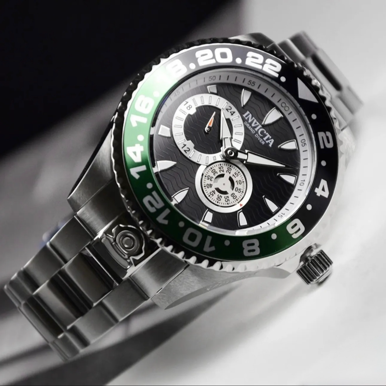 Invicta Grand Driver Mes´s Watch Automatic 47mm Blak Dial 300m