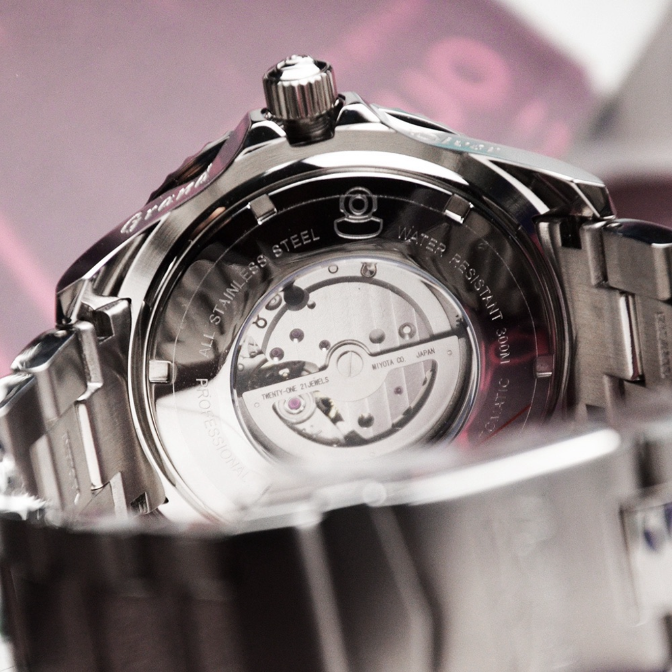 Invicta Grand Driver Mes´s Watch Automatic 47mm Blak Dial 300m
