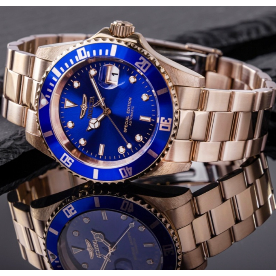 Invicta Pro Driver Automatic Womem 36mm - Rose Gold 200m