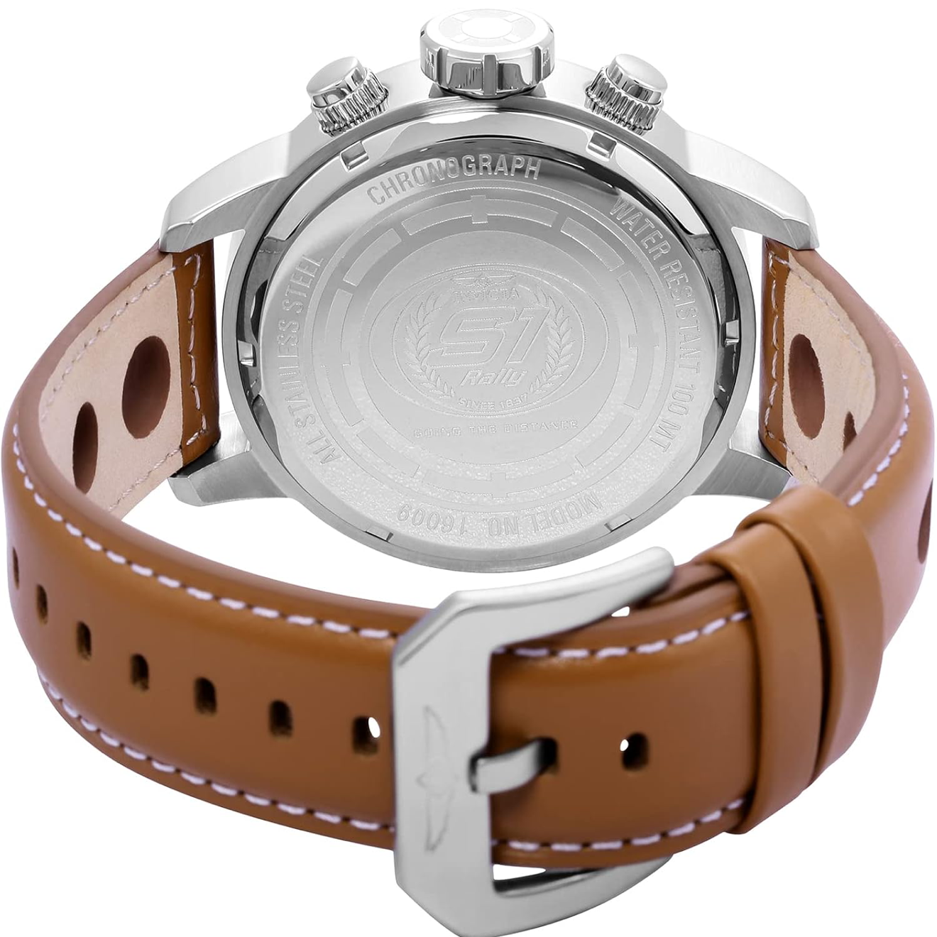 Invicta Men´s S1 Rally Silver Chronograph Sports Watch Quartz