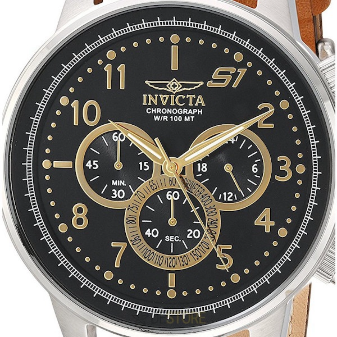 Invicta Men´s S1 Rally Silver Chronograph Sports Watch Quartz