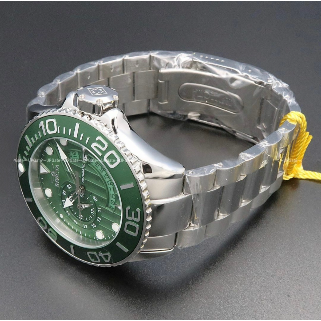 Invicta Grand Diver Green Dial Silver Tone Automatic Men´s Watch 52mm - 200m