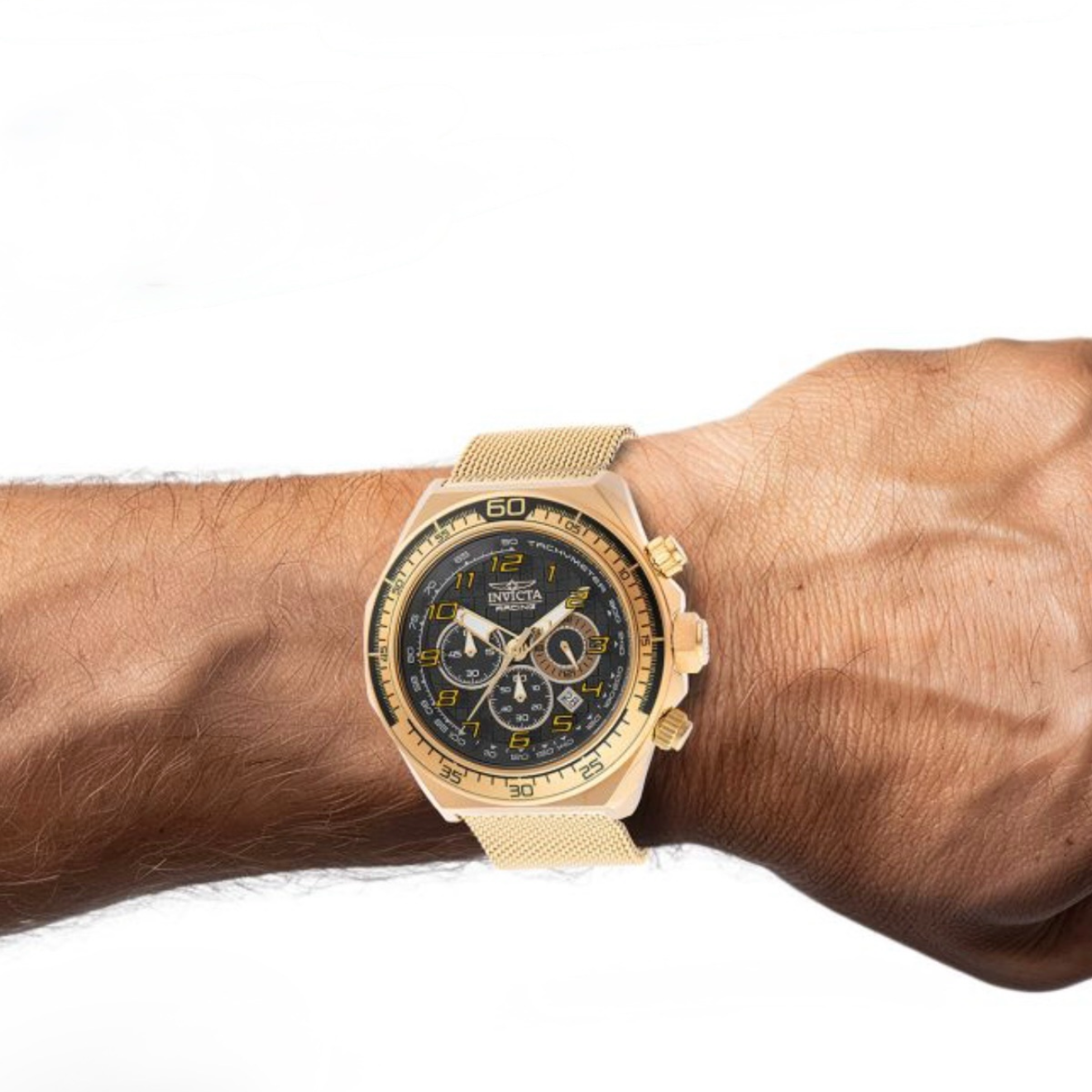 Invicta Racing Chronograph GMT Quartz Black Dial Men´s Watch