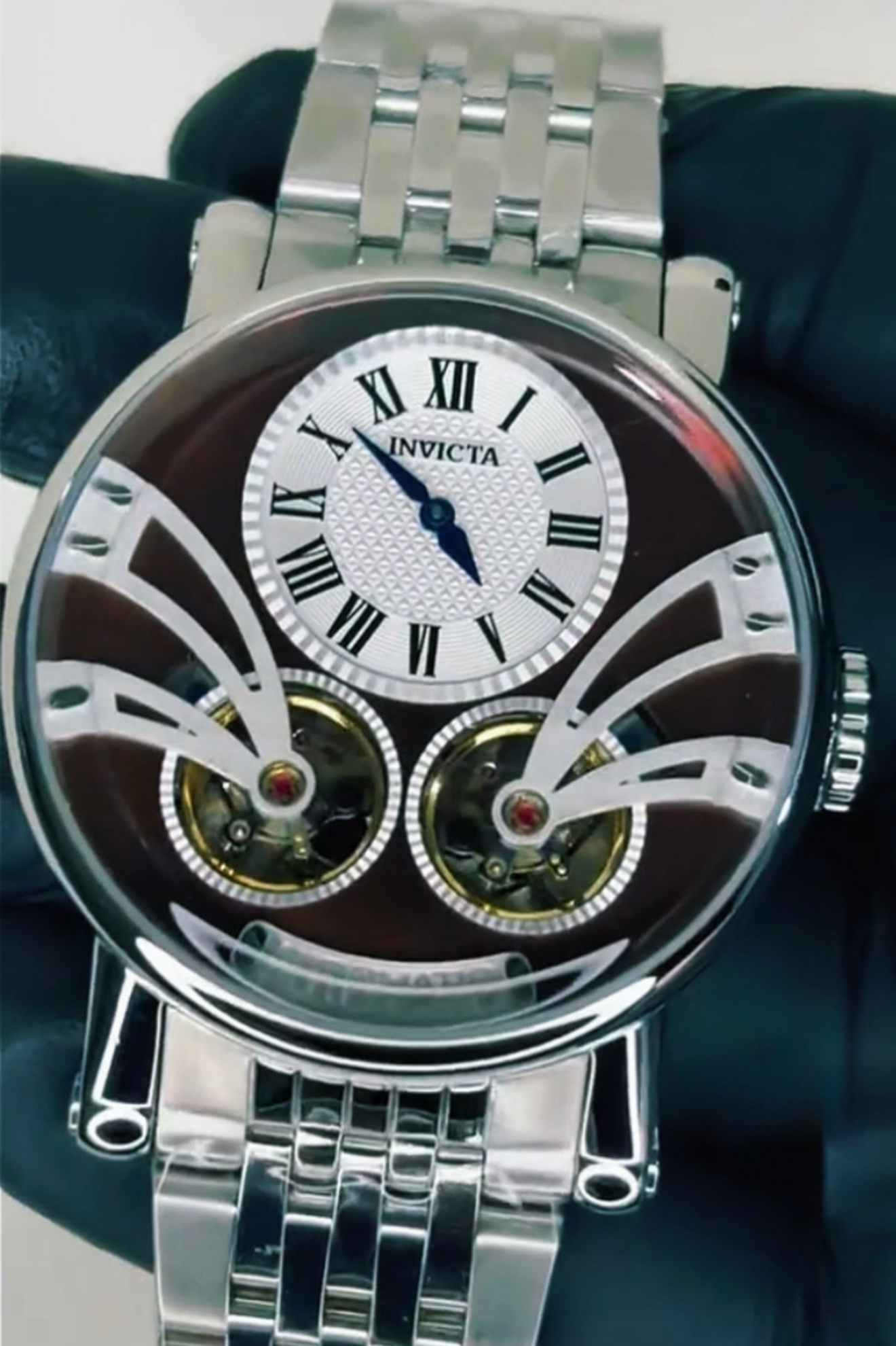 Invicta Vintage Automatic Men´s Watch 44mm Silver