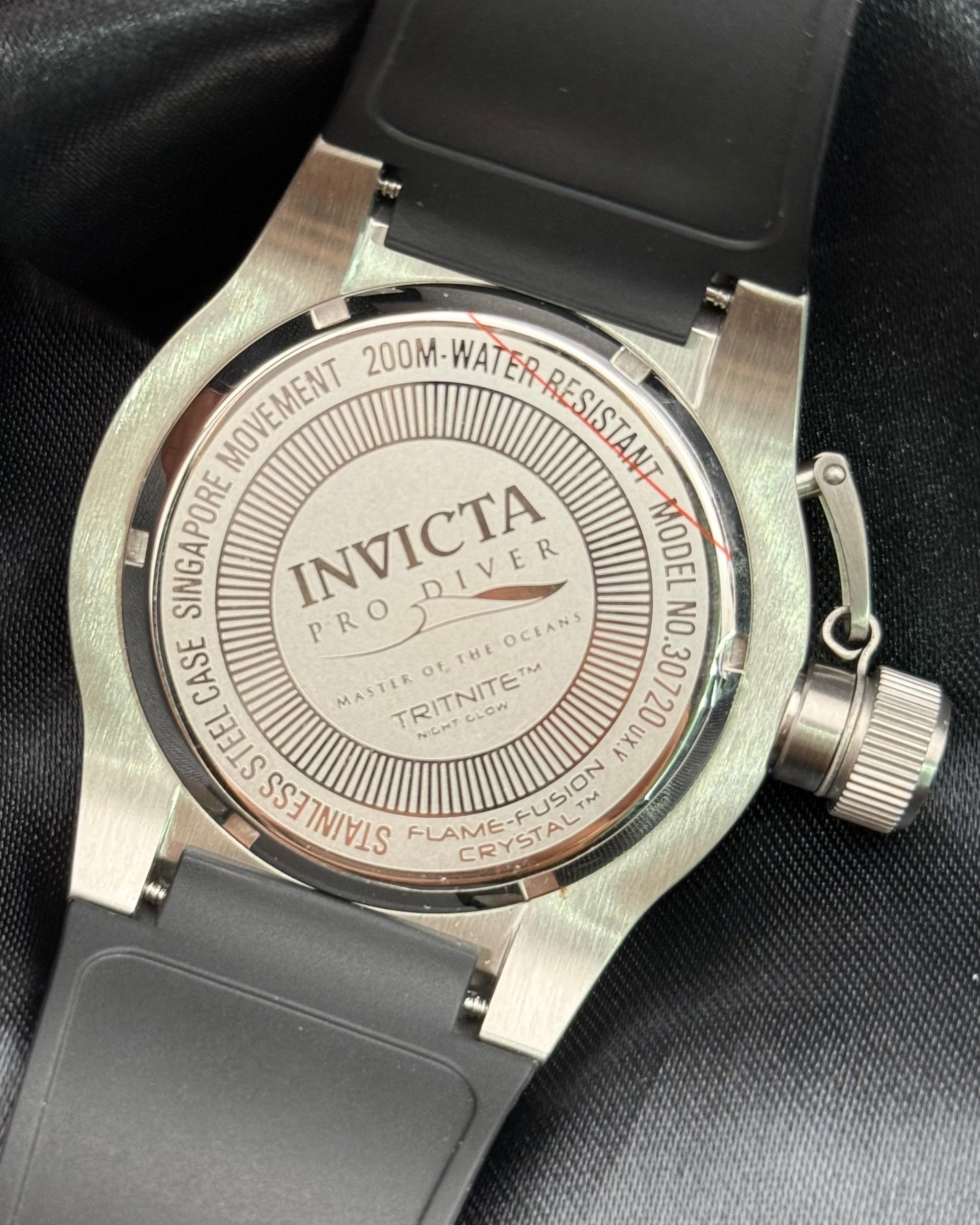 Invicta Pro Diver 51mm Blue Dial / Black Strap Watch Quartz