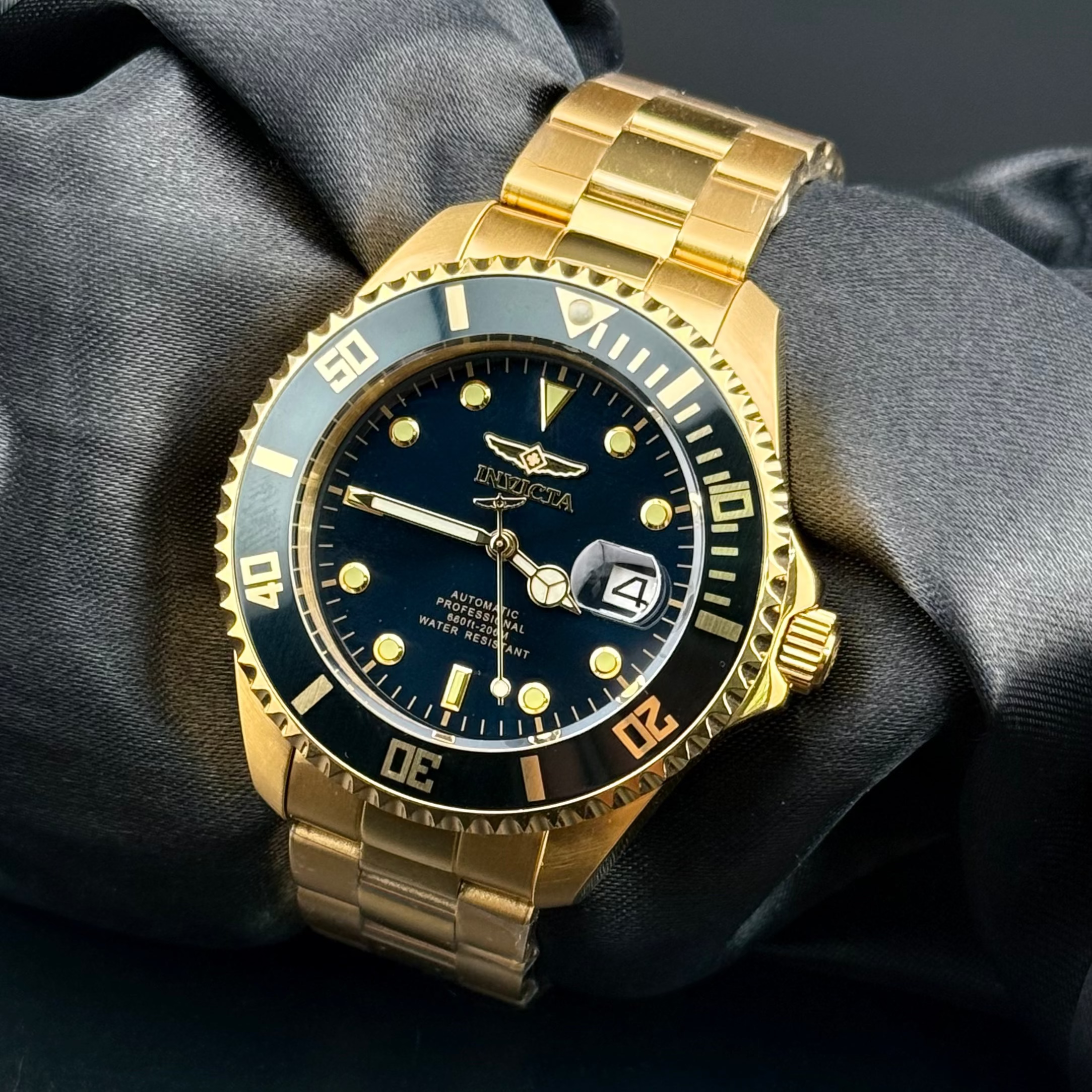 Invicta Grand Diver Atomatic Men´s 47mm Stainless Watch / Blue Dial