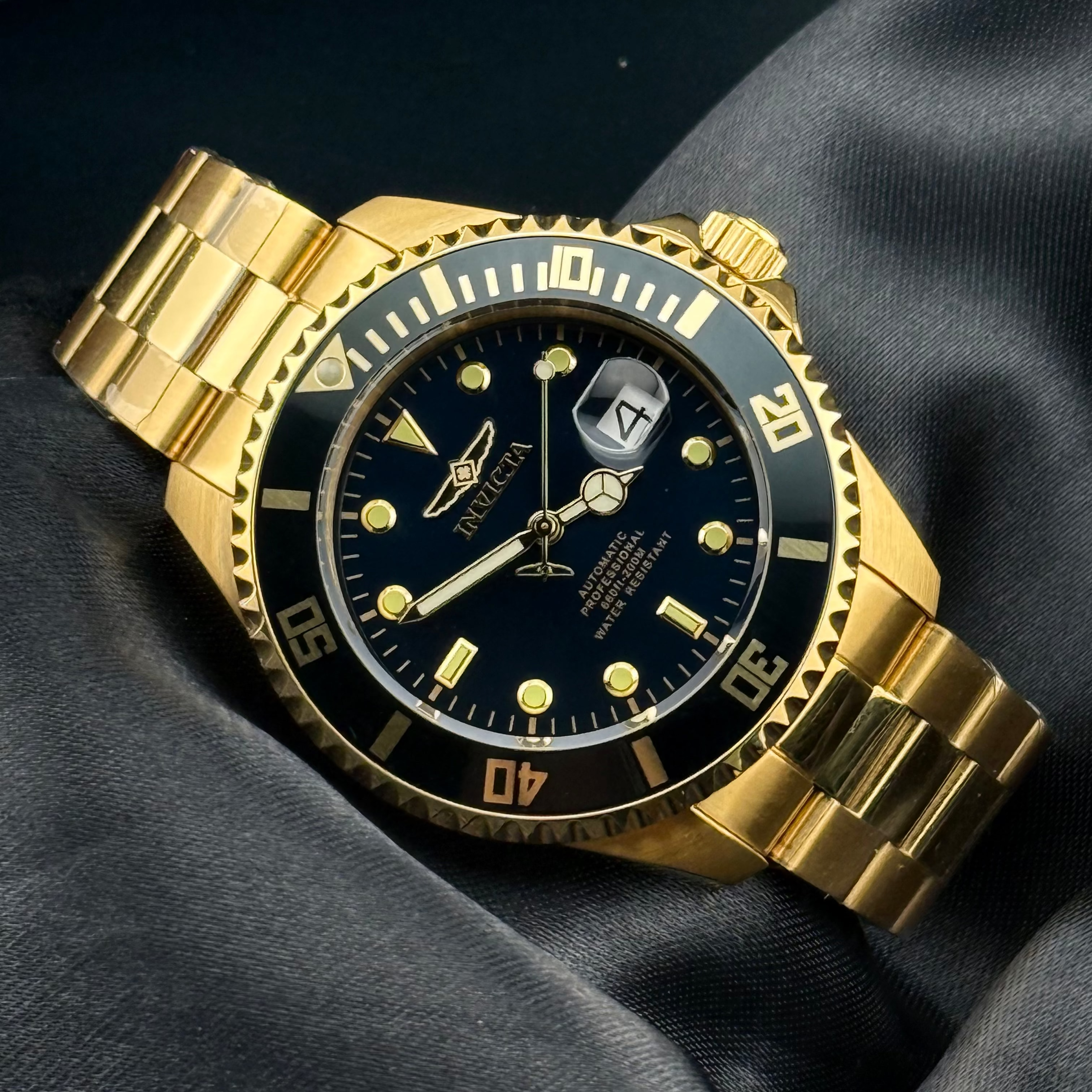 Invicta Grand Diver Atomatic Men´s 47mm Stainless Watch / Blue Dial